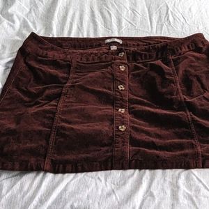 Corduroy skirt